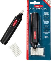 DERWENT elektrischer Radiergummi schwarz, 1 St.