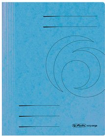 herlitz Schnellhefter Quality Karton hellblau DIN A4