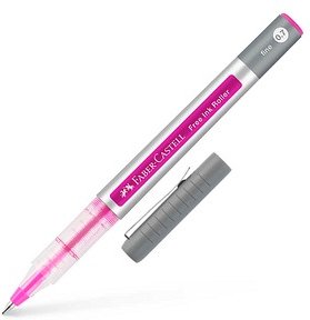 FABER-CASTELL Free Ink Tintenroller grau 0,7 mm, Schreibfarbe: pink, 1 St.