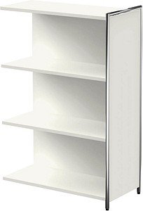 Kerkmann Aktenregal Lago weiß 78,0 x 38,0 x 115,0 cm, 1 St.