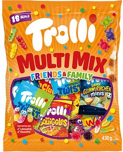 Trolli MULTI MIX Friends & Family Fruchtgummi 18 St./ 430,0 g