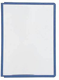 5 DURABLE Sichttafeln DIN A4 blau, Öffnung oben