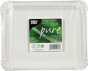 Thumbnail - PAPSTAR Pappteller pure 20,0 x 16,5 cm, 250 St.