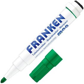 FRANKEN KombiMarker® Whiteboard-Marker grün 1,0 - 3,0 mm, 1 St.