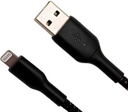 belkin USB 2.0 A/Lightning Kabel BoostCharge 2,0 m schwarz, 1 St.