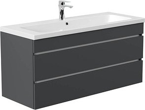 Thumbnail - POSSEIK Waschbecken mit Unterschrank FELLINI 120 grafit 120,0 x 48,0 x 58,4 cm