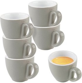 APS Espressotassen Snug grau 0,08 l, 6 St.