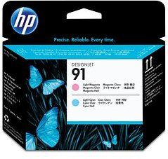 HP 91 (C9462A) hell magenta, hell cyan Druckkopf
