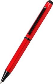Thumbnail - ONLINE® Kugelschreiber Hexagon Stylus rot, Schreibfarbe: blau, 1 St.