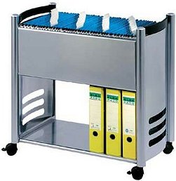 Thumbnail - Kerkmann Hängemappenwagen Typ 23 grau für bis zu 80 Hängemappen