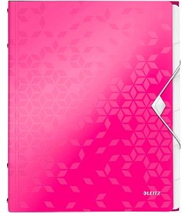 AKTION: LEITZ Ordnungsmappe WOW 4633 6 Fächer pink, 1 St. mit Prämie nach Registrierung