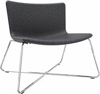 fm Sessel LODUS anthrazit chrom Stoff, 1 St.
