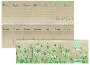 Thumbnail - ZETTLER KALENDER Tischquerkalender Grasserie 2026