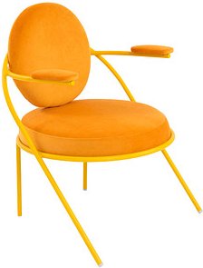 meet powered by PAPERFLOW Sessel SATURNE safran Stoff, 1 St.