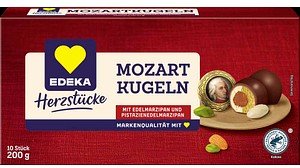 EDEKA Herzstücke MOZARTKUGELN 200,0 g/10 Stück