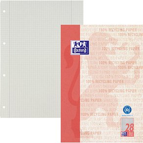 OXFORD Briefblock Recycling DIN A4 kariert