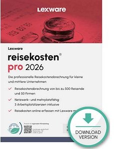 LEXWARE Reisekosten Pro 2026 Software Vollversion (Download-Link)