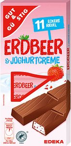GUT&GÜNSTIG Joghurt-Erdbeer Schokoriegel 11 Riegel