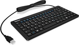 RaidSonic ICY BOX® KSK-3230IN Tastatur kabelgebunden schwarz