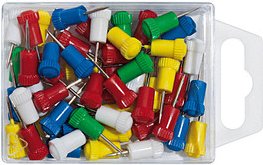 WEDO Pinnnadeln farbsortiert, 50 St.