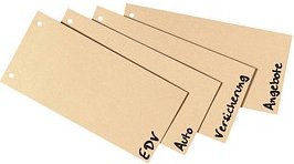 Printus Trennstreifen chamois, 250 g/qm Karton, 200 St.