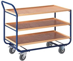Thumbnail - Rollcart Tischwagen 06-7036 blau 60,0 x 117,0 x 99,0 cm