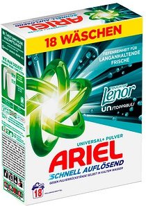 ARIEL UNIVERSAL+ Lenor Waschmittel Pulver, 0,99 kg