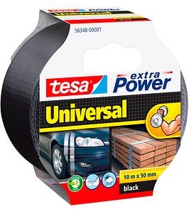 Thumbnail - tesa extra Power® Universal Gewebeband schwarz 50,0 mm x 10,0 m 1 Rolle