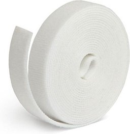 LABEL THE CABLE Klettband ROLL STRAP weiß