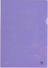 25 OXFORD Sichthüllen DIN A4 lila glatt 0,15 mm