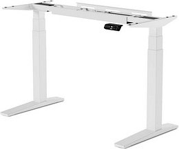 FlexiSpot E7 Pro elektrisch höhenverstellbares Schreibtischgestell weiß ohne Tischplatte, C-Fuß-Gestell weiß 110,0 - 190...