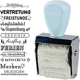 Thumbnail - trodat Creative Mini Motivstempel Schulplaner 30 x 5 mm, 1 St.