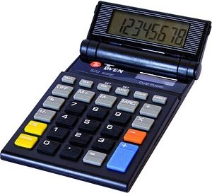 TWEN 820 S Taschenrechner schwarz