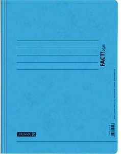 BRUNNEN Spiralhefter FACT!plus Karton hellblau DIN A4