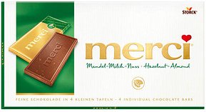 merci® Mandel-Milch-Nuss Schokolade 4 St./100,0 g