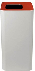 Thumbnail - TKG Pure Mülleimer 100,0 l weiß, rot, 1 St.