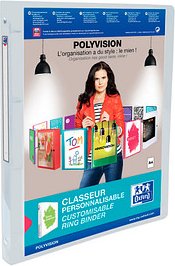 OXFORD Präsentationsringbücher 4-Ringe transparent 2,0 cm DIN A4, 1 St.