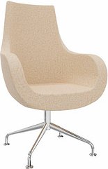 fm Sessel Pirum sand chrom Stoff, 1 St.