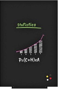 rocada Kreidetafel Liquid 100,0 x 150,0 cm schwarz