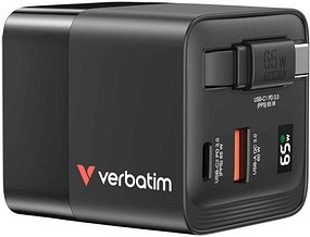 verbatim 32217 GaN Ladeadapter schwarz, 65 W