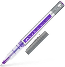 FABER-CASTELL Free Ink Tintenroller grau 0,4 mm, Schreibfarbe: violett, 1 St.