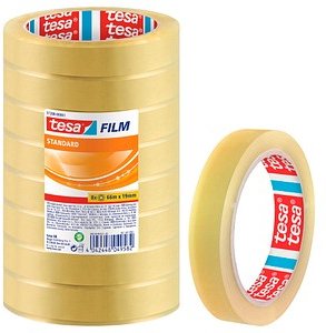 Thumbnail - tesa STANDARD Klebefilm transparent 19,0 mm x 66,0 m 8 Rollen