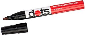 dots Permanentmarker schwarz 1,5 - 3,0 mm, 1 St.