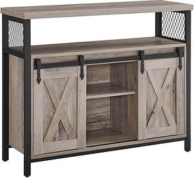 Thumbnail - VASAGLE Sideboard, LSC092B02 grau 100,0 x 33,0 x 80,0 cm