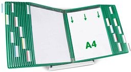 Thumbnail - tarifold Sichttafelsystem 434305 DIN A4 grün mit 30 St. Sichttafeln, 1 St.