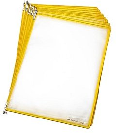 tarifold Sichttafeln mit 5 Aufsteckreitern Candy Line DIN A4 orange, Öffnung oben, 20 St.