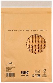 MAILmedia Polstertaschen SUMO® 1514 braun für DIN B5, 100 St.