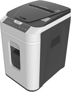 LMG AUTO180P4 Aktenvernichter mit Partikelschnitt P-4, 4 x 12 mm, bis 180 Blatt, lichtgrau