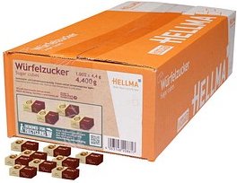 HELLMA Würfelzucker, 1000x4,4 g