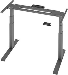 Flexbase 650 elektrisch höhenverstellbares Schreibtischgestell grafit ohne Tischplatte, T-Fuß-Gestell grau 112,8 - 172,8...